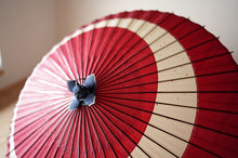 画像をギャラリービューアに読み込む, 小蛇の目傘【三日月 赤】 - 和傘CASA