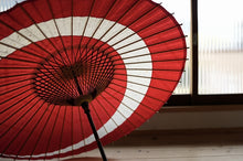 画像をギャラリービューアに読み込む, 小蛇の目傘【三日月 赤】 - 和傘CASA