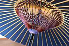 画像をギャラリービューアに読み込む, 蛇の目傘【無地 青】