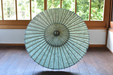 画像をギャラリービューアに読み込む, 日傘【二重張 白×雲竜紙(緑)】