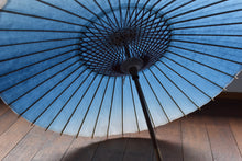 画像をギャラリービューアに読み込む, 日傘【藍ぼかし染め(水平)】 - 和傘CASA