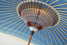 画像をギャラリービューアに読み込む, 蛇の目傘【阿波和紙藍染 藍段染め】 - 和傘CASA