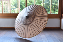 画像をギャラリービューアに読み込む, 日傘【二重張 透かし文様「七宝梅紋」×柿渋】