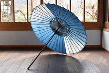 画像をギャラリービューアに読み込む, 日傘【藍ぼかし染め(非対称)】