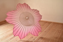 画像をギャラリービューアに読み込む, 即納|日傘【桜和傘ソメイヨシノ(麻の葉・七宝)】