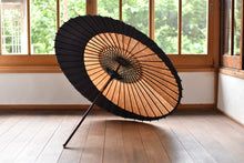 画像をギャラリービューアに読み込む, 日傘【月奴 柿渋×黒】