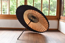 画像をギャラリービューアに読み込む, 日傘【月奴 柿渋×黒】