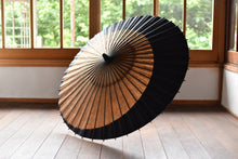 画像をギャラリービューアに読み込む, 日傘【月奴 柿渋×黒】