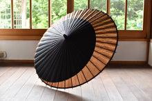 画像をギャラリービューアに読み込む, 日傘【月奴 黒×柿渋】