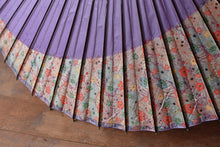 画像をギャラリービューアに読み込む, 蛇の目傘【月奴 ラベンダー×花柄】