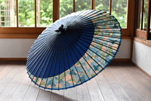 画像をギャラリービューアに読み込む, 蛇の目傘【月奴 紺×山山カラフル】