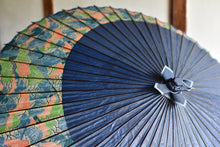 画像をギャラリービューアに読み込む, 蛇の目傘【月奴 紺×山山カラフル】