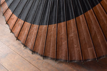 画像をギャラリービューアに読み込む, 蛇の目傘【月奴 黒×柿渋】(木柄)