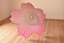 画像をギャラリービューアに読み込む, 即納|日傘【桜和傘ソメイヨシノ(麻の葉・梅紋)】