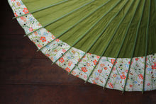 画像をギャラリービューアに読み込む, 日傘【月奴 鶯×花柄】