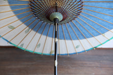 画像をギャラリービューアに読み込む, 日傘【月奴 水色×藍の葉】