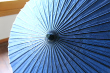 画像をギャラリービューアに読み込む, 日傘【二重張 紺×渦まき】 (小骨黒)