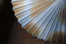 画像をギャラリービューアに読み込む, 日傘【網代 かすみ染め ブルーブラウン】(ココアブラウン)(女竹)