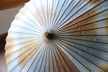 画像をギャラリービューアに読み込む, 日傘【網代 かすみ染め ブルーブラウン】(ブラウン)(女竹)