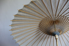 画像をギャラリービューアに読み込む, 日傘【網代二重張 刷毛染 水色】(女竹)