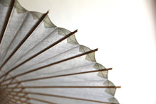 画像をギャラリービューアに読み込む, 日傘【網代二重張 刷毛染 水色】(女竹)