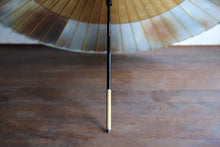 画像をギャラリービューアに読み込む, 蛇の目傘【助六 かすみ染め(ブルーブラウン)×柿渋染(黒柿)】