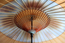 画像をギャラリービューアに読み込む, 蛇の目傘【助六 柿渋染×かすみ染め(ブルーブラウン)】