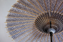 画像をギャラリービューアに読み込む, 日傘【二重張 紺×七宝】 (小骨黒)