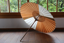 画像をギャラリービューアに読み込む, 日傘【柿渋染×白】