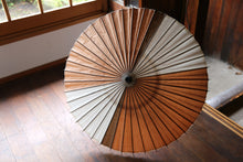 画像をギャラリービューアに読み込む, 日傘【柿渋染×白】