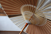 画像をギャラリービューアに読み込む, 日傘【柿渋染×白】