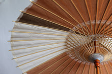 画像をギャラリービューアに読み込む, 日傘【柿渋染×白】