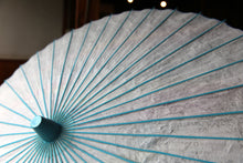 画像をギャラリービューアに読み込む, 日傘【二重張 胡粉×ぼかし染(ブルーパープル)】