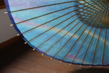 画像をギャラリービューアに読み込む, 日傘【二重張 胡粉×ぼかし染(ブルーパープル)】