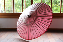 画像をギャラリービューアに読み込む, 日傘【二重張 胡粉×赤】