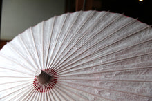 画像をギャラリービューアに読み込む, 日傘【二重張 胡粉×赤】