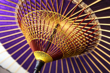 画像をギャラリービューアに読み込む, 蛇の目傘【月奴 紫×七夕】 - 和傘CASA