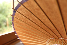 画像をギャラリービューアに読み込む, 日傘【二重張 透かし文様「麻の葉」×柿渋】(ラベンダー)