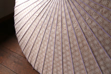 画像をギャラリービューアに読み込む, 日傘【二重張 透かし文様「麻の葉」×柿渋】(ラベンダー)