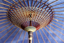 画像をギャラリービューアに読み込む, 日傘【二重張 胡粉×重ね染め(紺)】