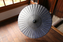 画像をギャラリービューアに読み込む, 日傘【二重張 胡粉×重ね染め(紺)】