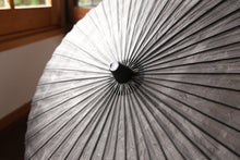 画像をギャラリービューアに読み込む, 日傘【二重張 重ね染め(黒)×柿渋鉄】(ブルー)