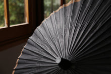 画像をギャラリービューアに読み込む, 日傘【月奴 黒×柿渋鉄】(グレー)(継柄)