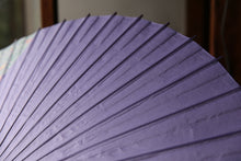 画像をギャラリービューアに読み込む, 日傘【縞帯 ラベンダー×花柄】 - 和傘CASA