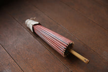 画像をギャラリービューアに読み込む, まめ和傘【雲竜紙(ピンク×ブルー)】