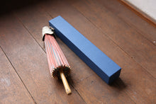 画像をギャラリービューアに読み込む, まめ和傘【雲竜紙(ピンク×ブルー)】