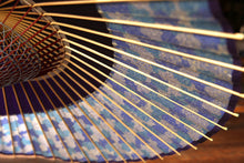 画像をギャラリービューアに読み込む, 蛇の目傘【月奴 紫×あじさい】