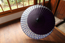 画像をギャラリービューアに読み込む, 蛇の目傘【月奴 紫×あじさい】