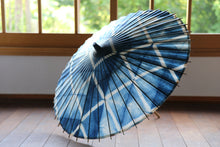 画像をギャラリービューアに読み込む, 日傘【石徹白藍染2023 スクエア】