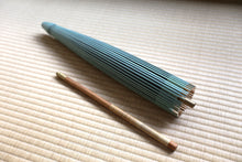 画像をギャラリービューアに読み込む, 日傘【網代軒奴 紫黒×かすみ染め(グリーン)】